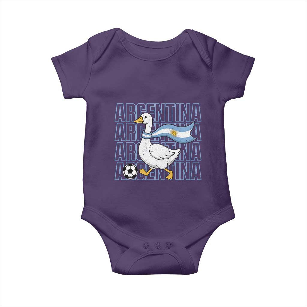 Argentina Soccer Football Baby Onesie Silly Goose Argentinian Flag Fan Supporter