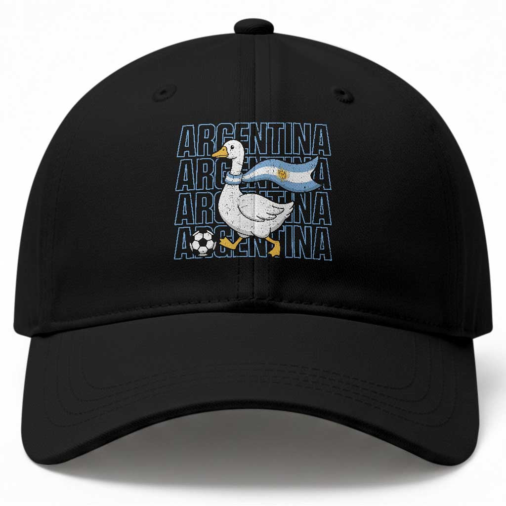 Argentina Soccer Football Baseball Cap Silly Goose Argentinian Flag Fan Supporter