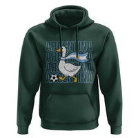 Argentina Soccer Football Hoodie Silly Goose Argentinian Flag Fan Supporter