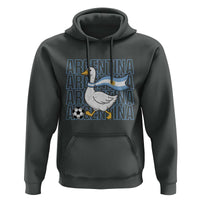 Argentina Soccer Football Hoodie Silly Goose Argentinian Flag Fan Supporter