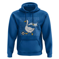 Argentina Soccer Football Hoodie Silly Goose Argentinian Flag Fan Supporter