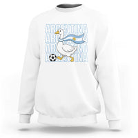 Argentina Soccer Football Sweatshirt Silly Goose Argentinian Flag Fan Supporter