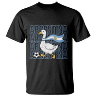 Argentina Soccer Football T Shirt Silly Goose Argentinian Flag Fan Supporter