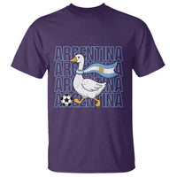 Argentina Soccer Football T Shirt Silly Goose Argentinian Flag Fan Supporter