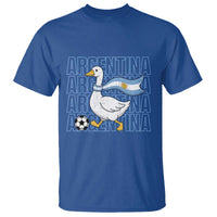 Argentina Soccer Football T Shirt Silly Goose Argentinian Flag Fan Supporter