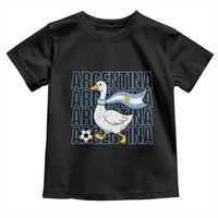Argentina Soccer Football Toddler T Shirt Silly Goose Argentinian Flag Fan Supporter