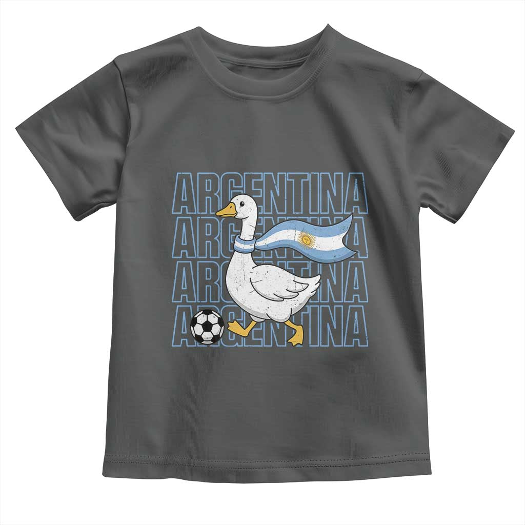 Argentina Soccer Football Toddler T Shirt Silly Goose Argentinian Flag Fan Supporter