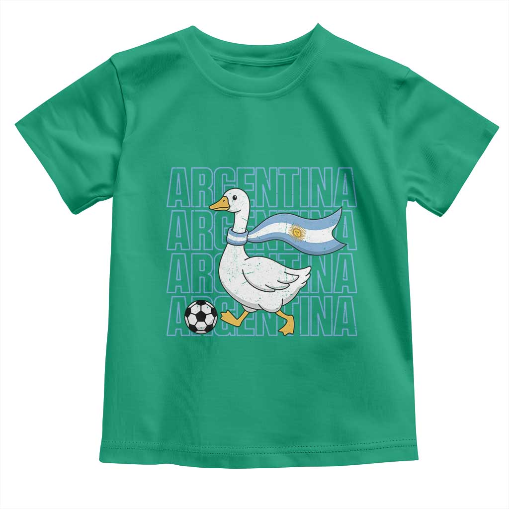 Argentina Soccer Football Toddler T Shirt Silly Goose Argentinian Flag Fan Supporter
