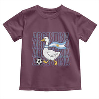 Argentina Soccer Football Toddler T Shirt Silly Goose Argentinian Flag Fan Supporter