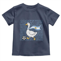 Argentina Soccer Football Toddler T Shirt Silly Goose Argentinian Flag Fan Supporter