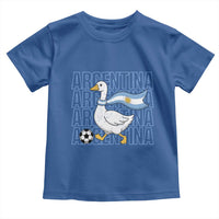 Argentina Soccer Football Toddler T Shirt Silly Goose Argentinian Flag Fan Supporter