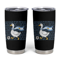 Argentina Soccer Football Tumbler Cup Silly Goose Argentinian Flag Fan Supporter