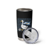 Argentina Soccer Football Tumbler Cup Silly Goose Argentinian Flag Fan Supporter