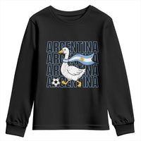 Argentina Soccer Football Youth Sweatshirt Silly Goose Argentinian Flag Fan Supporter
