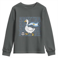 Argentina Soccer Football Youth Sweatshirt Silly Goose Argentinian Flag Fan Supporter