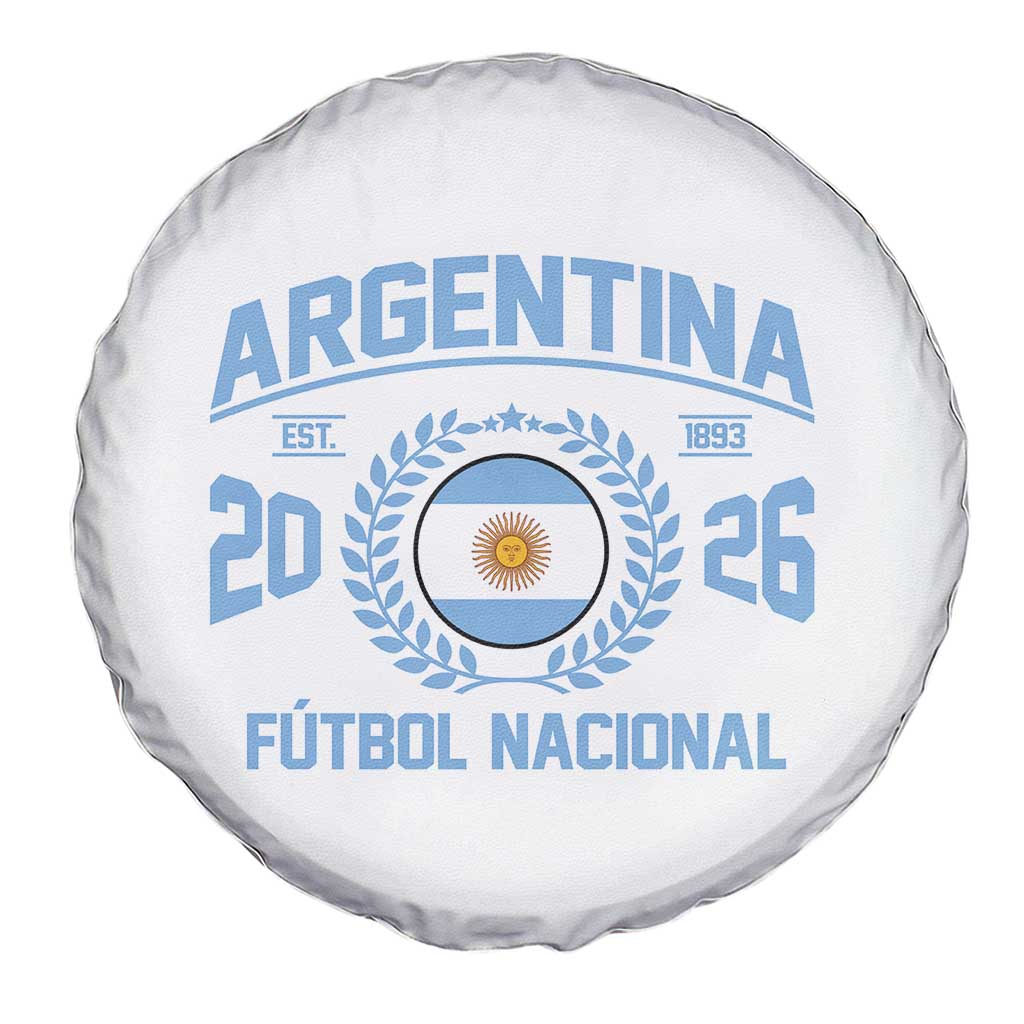 Argentina 2026 Soccer Football Fan Argentinian Flag Spare Tire Cover