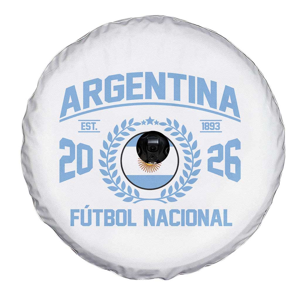 Argentina 2026 Soccer Football Fan Argentinian Flag Spare Tire Cover