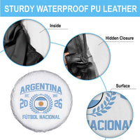 Argentina 2026 Soccer Football Fan Argentinian Flag Spare Tire Cover