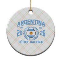 Argentina 2026 Soccer Football Fan Argentinian Flag Ceramic Ornament