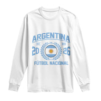 Argentina 2026 Soccer Football Fan Argentinian Flag Long Sleeve Shirt