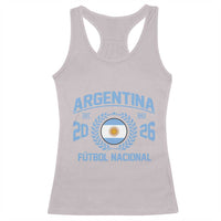 Argentina 2026 Soccer Football Fan Argentinian Flag Racerback Tank Top