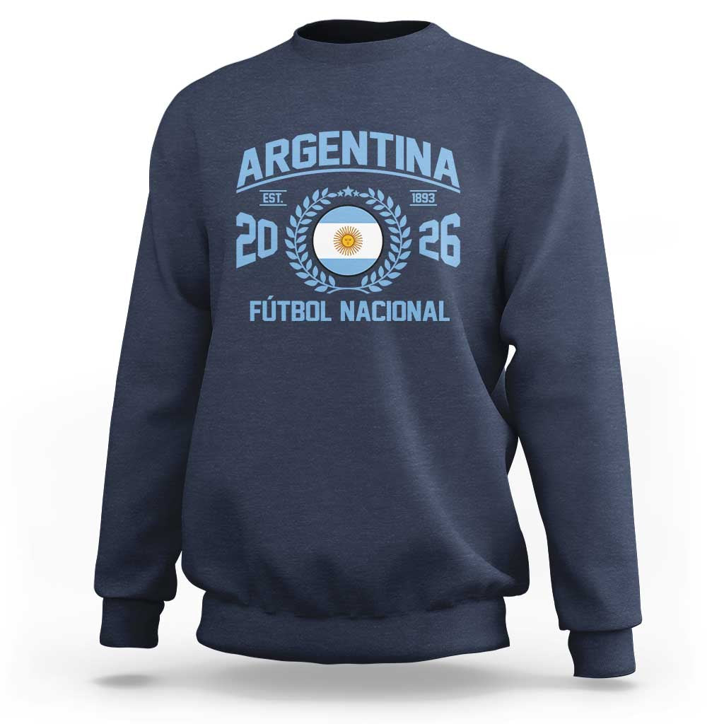 Argentina 2026 Soccer Football Fan Argentinian Flag Sweatshirt