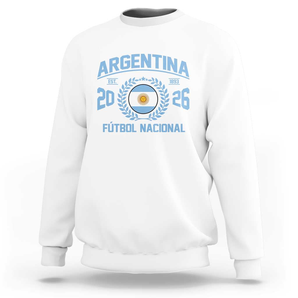 Argentina 2026 Soccer Football Fan Argentinian Flag Sweatshirt
