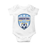 Argentina Soccer Football Baby Onesie Argentinian Football Game Day Supporter