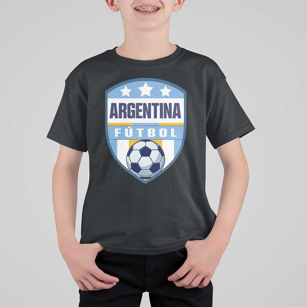 Argentina Soccer Football T Shirt For Kid Argentinian Football Game Day Supporter