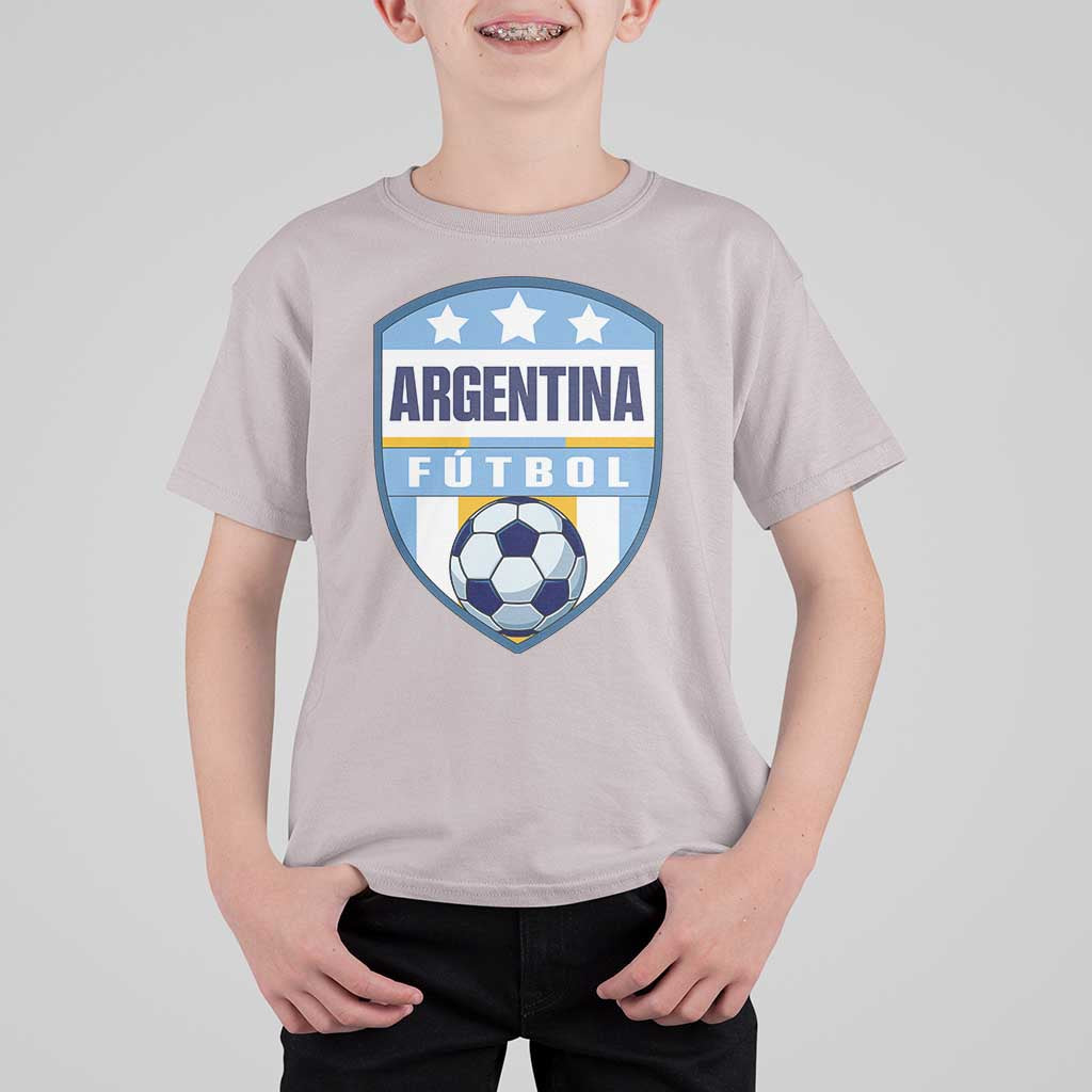 Argentina Soccer Football T Shirt For Kid Argentinian Football Game Day Supporter