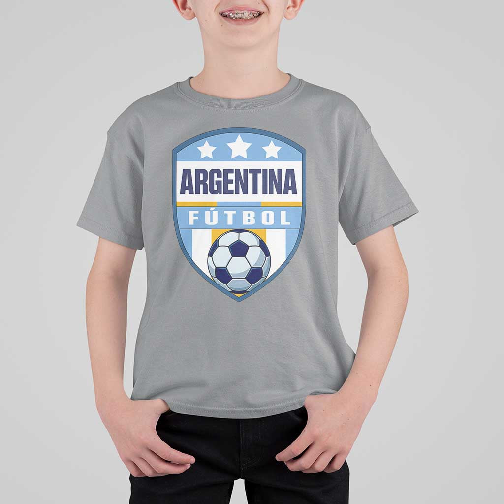 Argentina Soccer Football T Shirt For Kid Argentinian Football Game Day Supporter