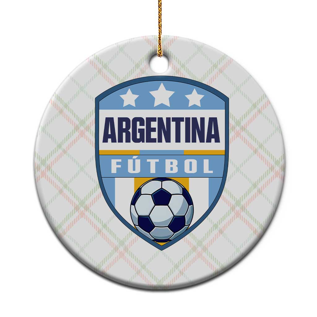 Argentina Soccer Football Ceramic Ornament Argentinian Football Game Day Supporter