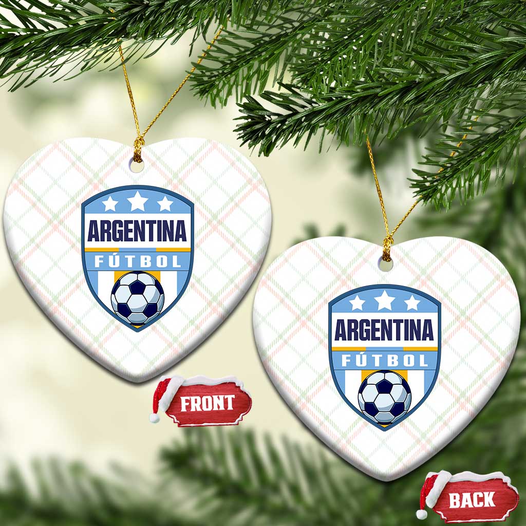 Argentina Soccer Football Ceramic Ornament Argentinian Football Game Day Supporter