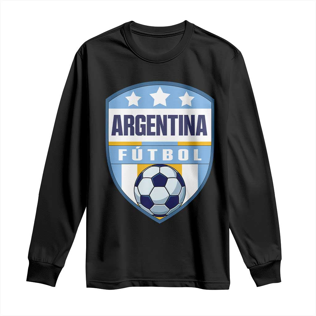 Argentina Soccer Football Long Sleeve Shirt Argentinian Football Game Day Supporter
