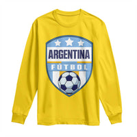 Argentina Soccer Football Long Sleeve Shirt Argentinian Football Game Day Supporter