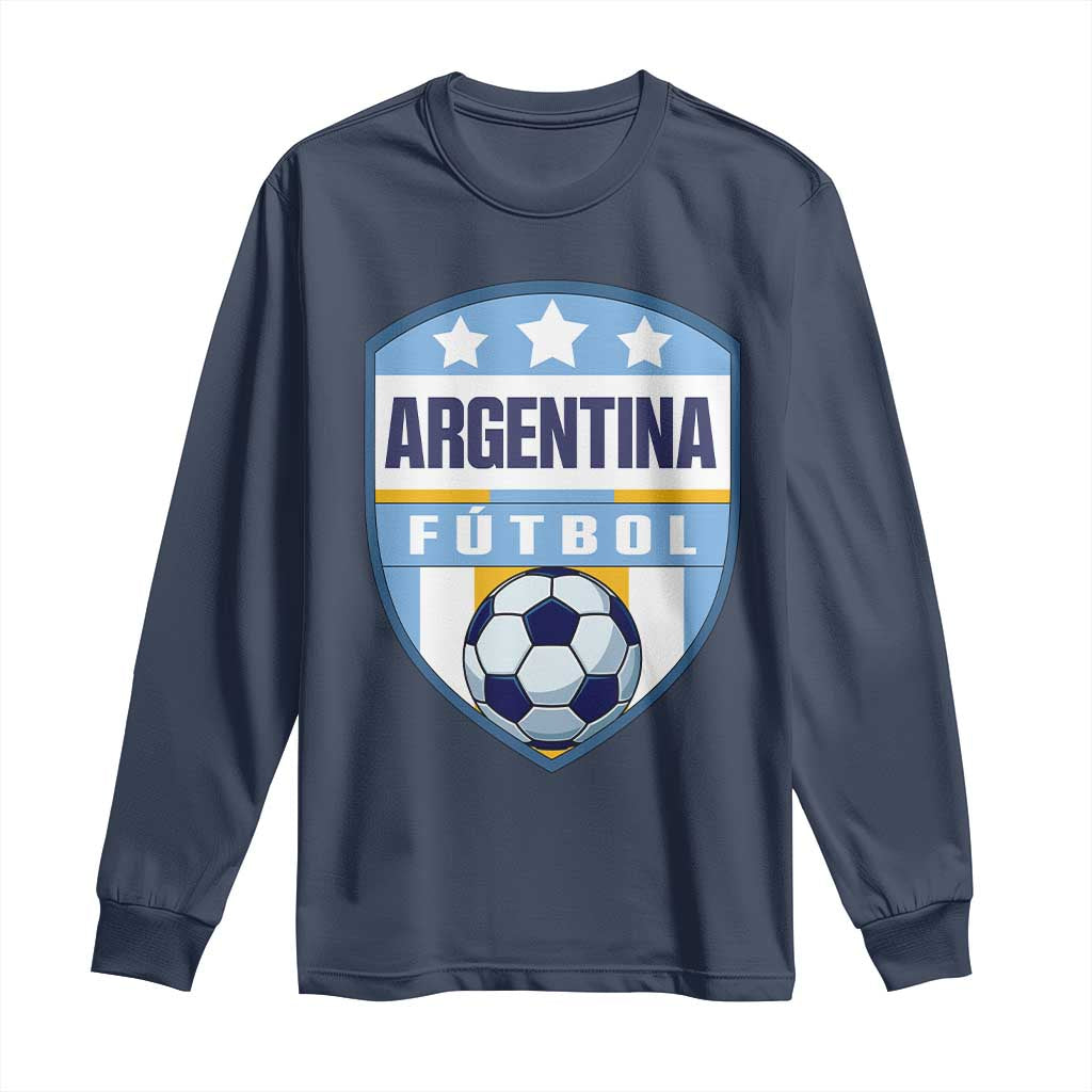 Argentina Soccer Football Long Sleeve Shirt Argentinian Football Game Day Supporter