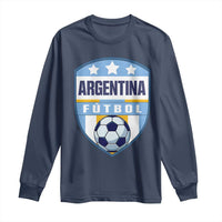 Argentina Soccer Football Long Sleeve Shirt Argentinian Football Game Day Supporter