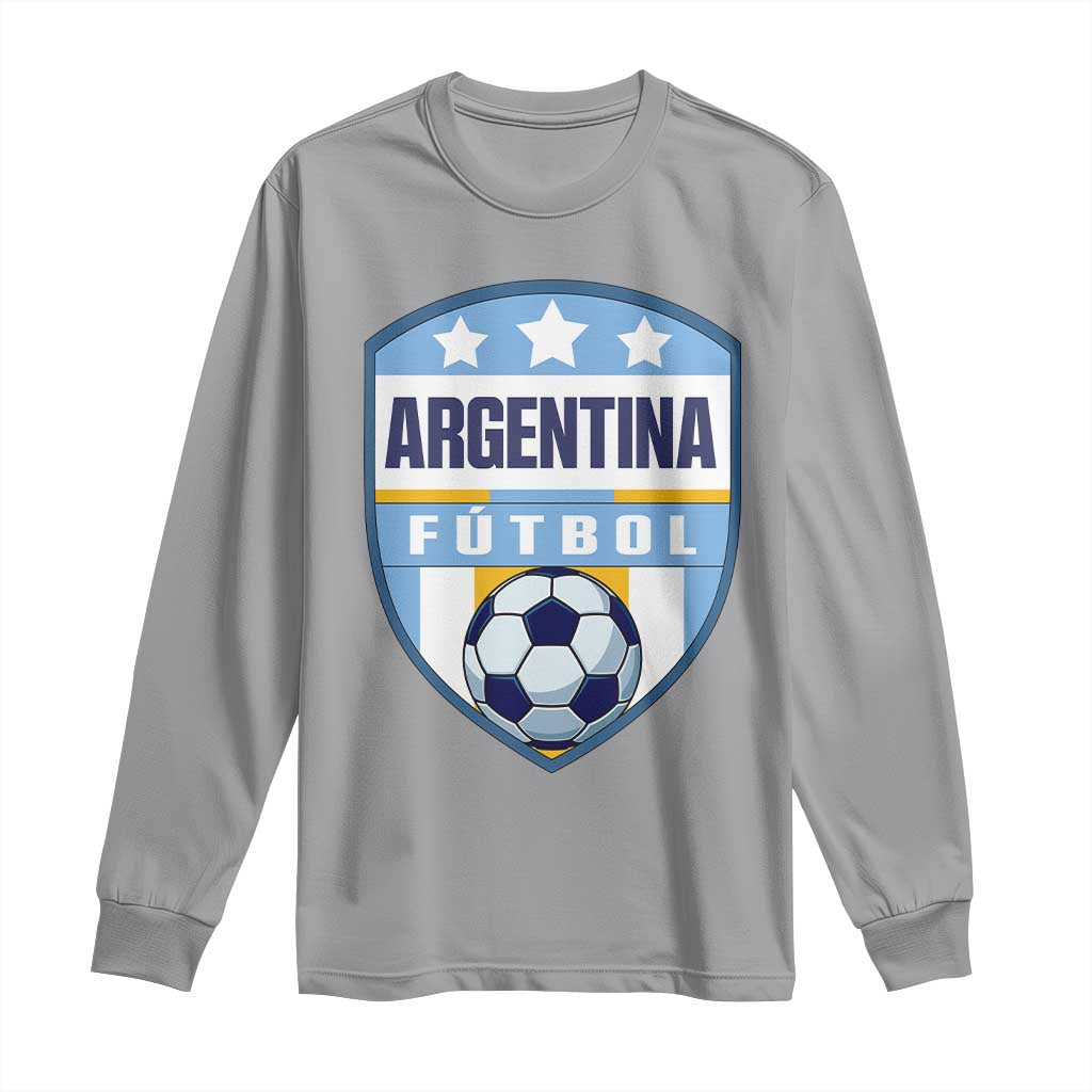 Argentina Soccer Football Long Sleeve Shirt Argentinian Football Game Day Supporter