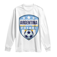 Argentina Soccer Football Long Sleeve Shirt Argentinian Football Game Day Supporter