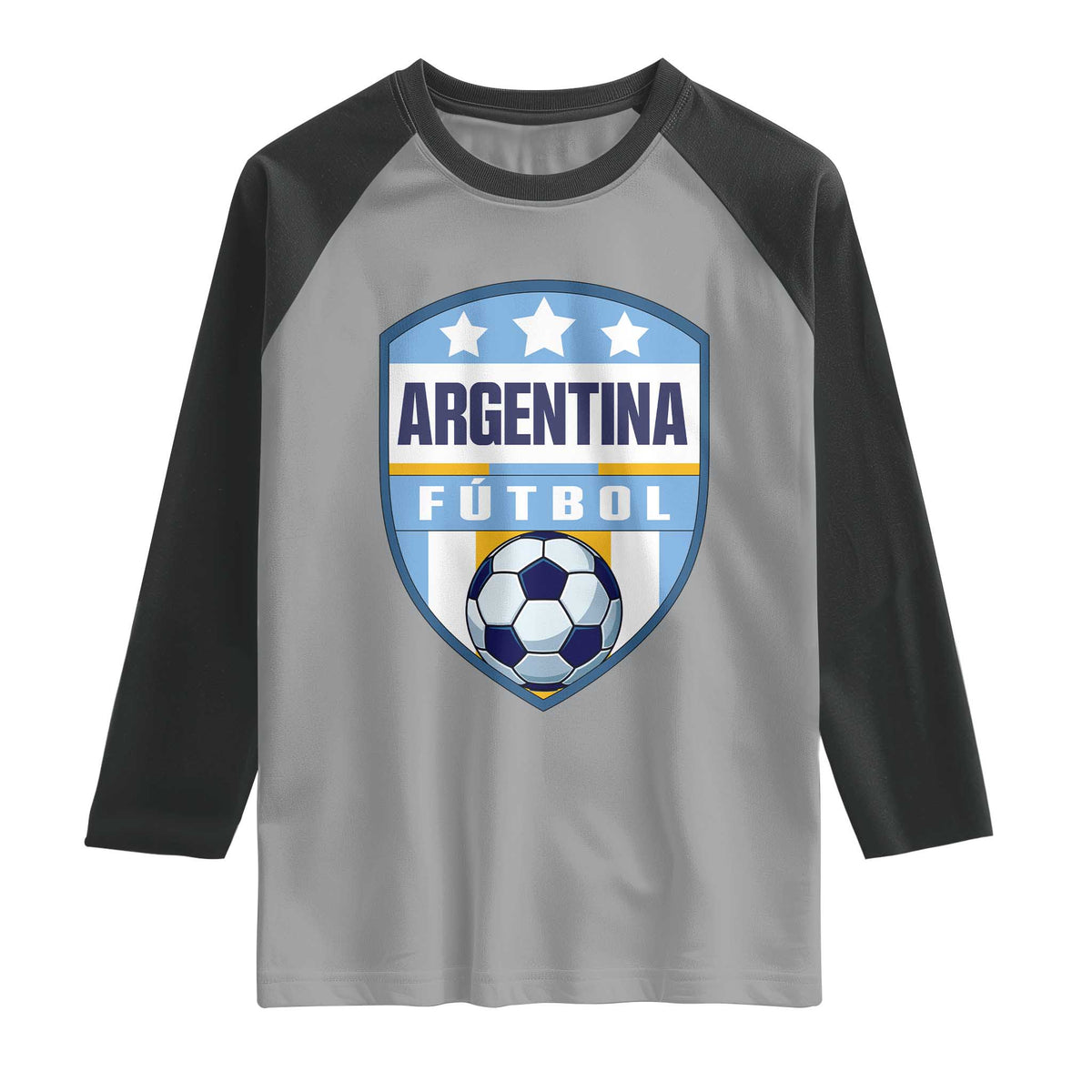 Argentina Soccer Football Raglan Shirt Argentinian Football Game Day Supporter