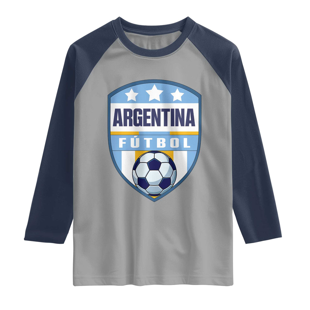 Argentina Soccer Football Raglan Shirt Argentinian Football Game Day Supporter