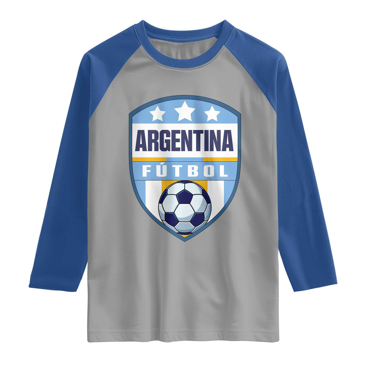 Argentina Soccer Football Raglan Shirt Argentinian Football Game Day Supporter
