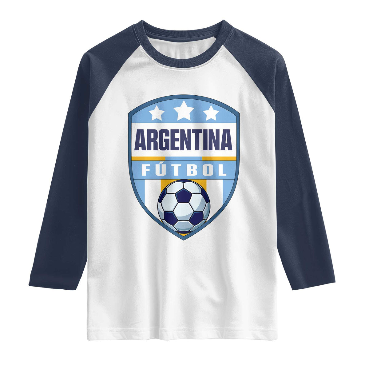 Argentina Soccer Football Raglan Shirt Argentinian Football Game Day Supporter