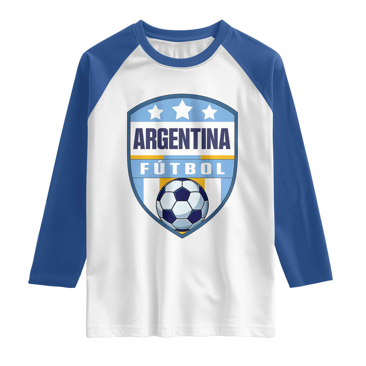Argentina Soccer Football Raglan Shirt Argentinian Football Game Day Supporter