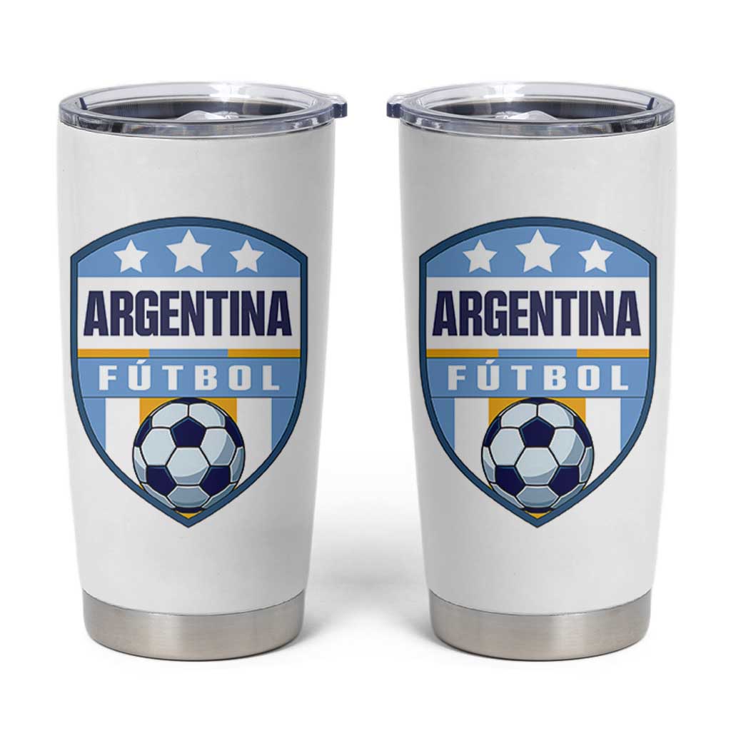 Argentina Soccer Football Tumbler Cup Argentinian Football Game Day Supporter