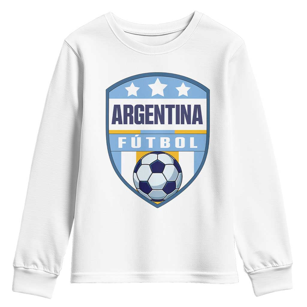 Argentina Soccer Football Youth Sweatshirt Argentinian Football Game Day Supporter