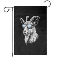Cool Goat With Sunglasses Argentinian Flag Garden Flag Argentina Soccer Football Game Day Supporter