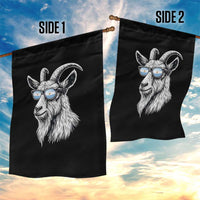 Cool Goat With Sunglasses Argentinian Flag Garden Flag Argentina Soccer Football Game Day Supporter