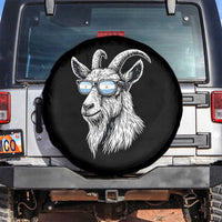 Cool Goat With Sunglasses Argentinian Flag Spare Tire Cover Argentina Soccer Football Game Day Supporter