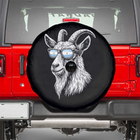 Cool Goat With Sunglasses Argentinian Flag Spare Tire Cover Argentina Soccer Football Game Day Supporter